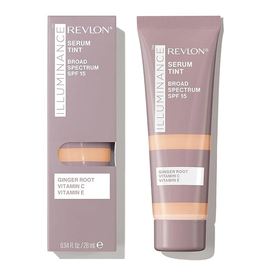 Revlon Illuminance Tinted Serum, Triple Hyaluronic Acid, Evens Out Skin Tone Over Time and Hydrates All Day, SPF 15, 213 Light Natural, 0.94 fl oz.-Velvo Beauty