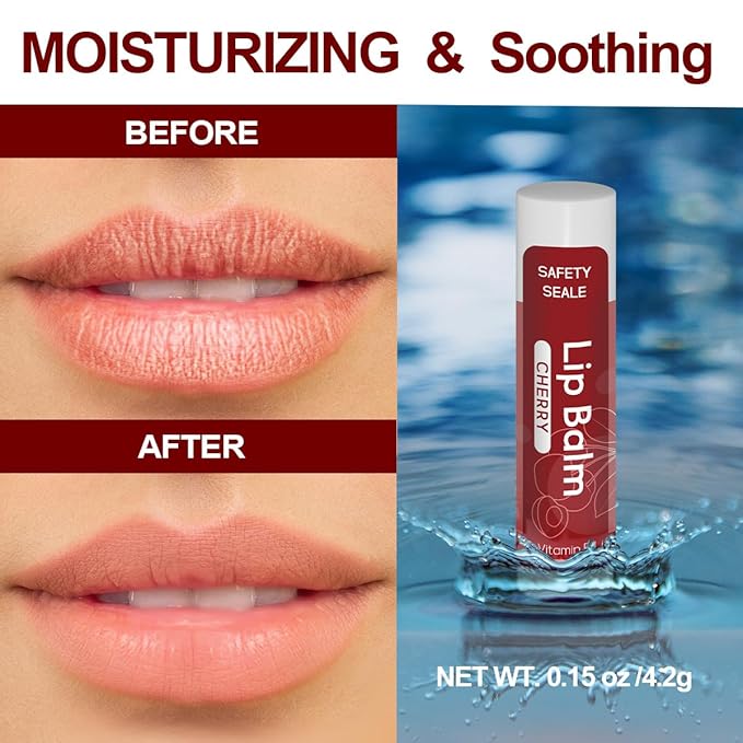 84 Pack Natural Lip Balm Bulk with Vitamin E and Coconut Oil Valentine's Day best choice- Moisturizing, Soothing, and Repairing Dry and Chapped Lips - 14 Flavors - Non-GMO-Velvo Beauty