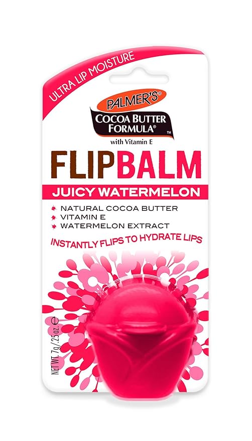 Palmer's Cocoa Butter Formula Flip Balm, Juicy Watermelon, Moisturizing Lip Balm, 0.25 oz.-Velvo Beauty