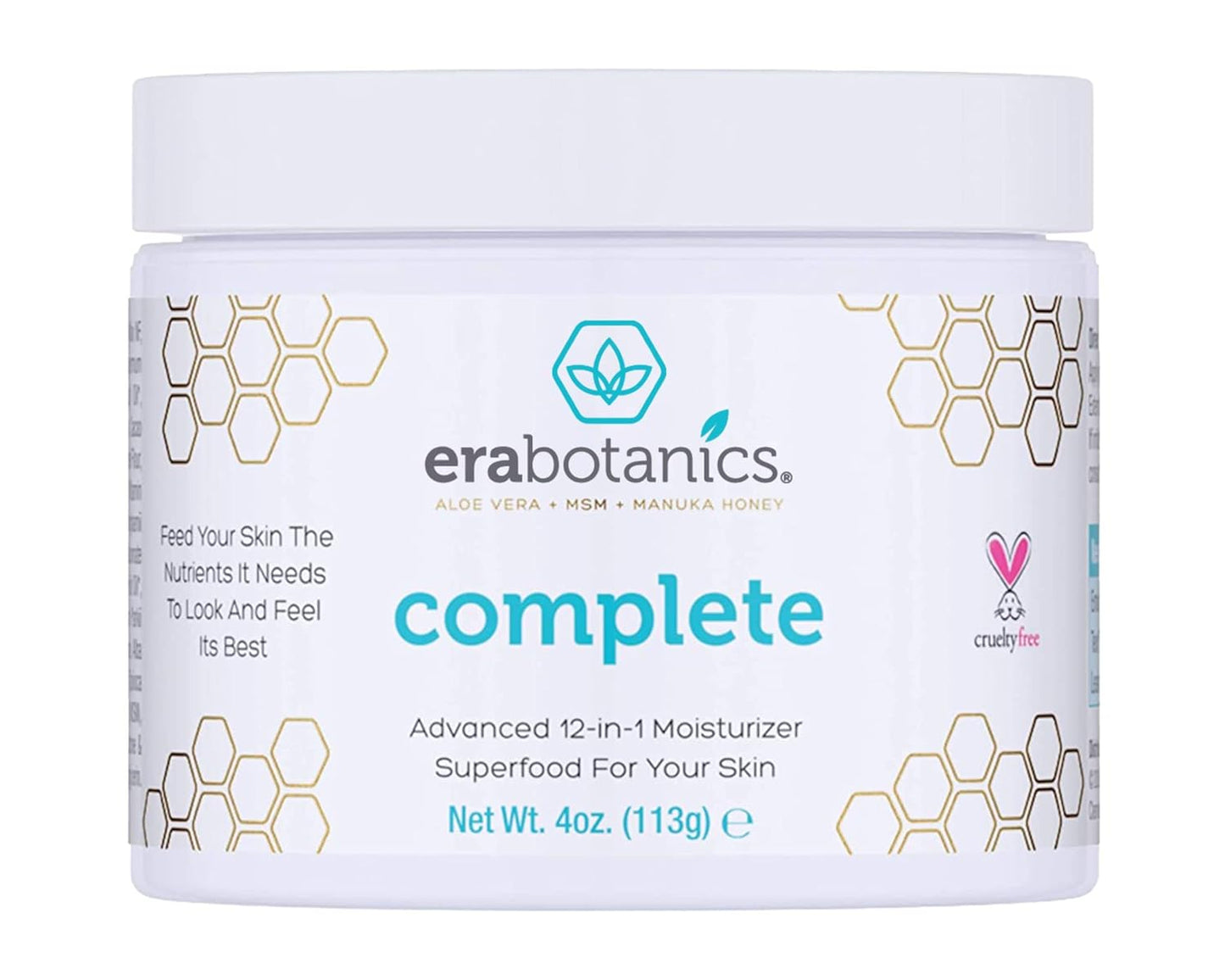 Era Organics Manuka Honey Face Cream - Advanced 12-in-1 Nourishing and Rejuvenating Daily Face Moisturizer for Women and Men - Face Moisturizer for Sensitive Skin - Body Moisturizer for Dry Skin 4 oz-Velvo Beauty