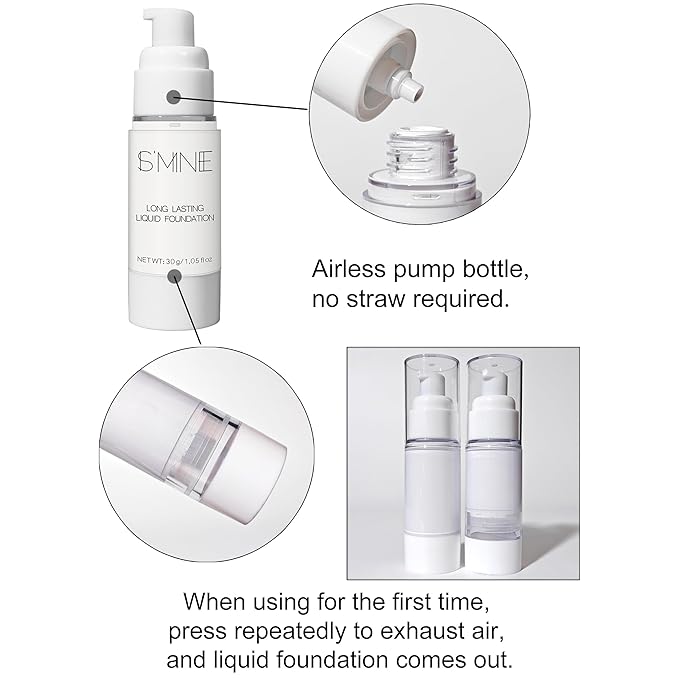 IS'MINE White Liquid Foundation Makeup, Matte Flawless Finish Foundation, Vegan & Cruelty-Free (1.05 Fl Oz, 041)-Velvo Beauty