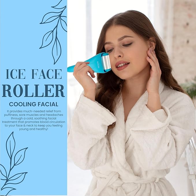 Bunjee Ice Roller For Face Eyes Wrinkles Puffiness Skin Care Beauty Product Men & Women Gift-Velvo Beauty