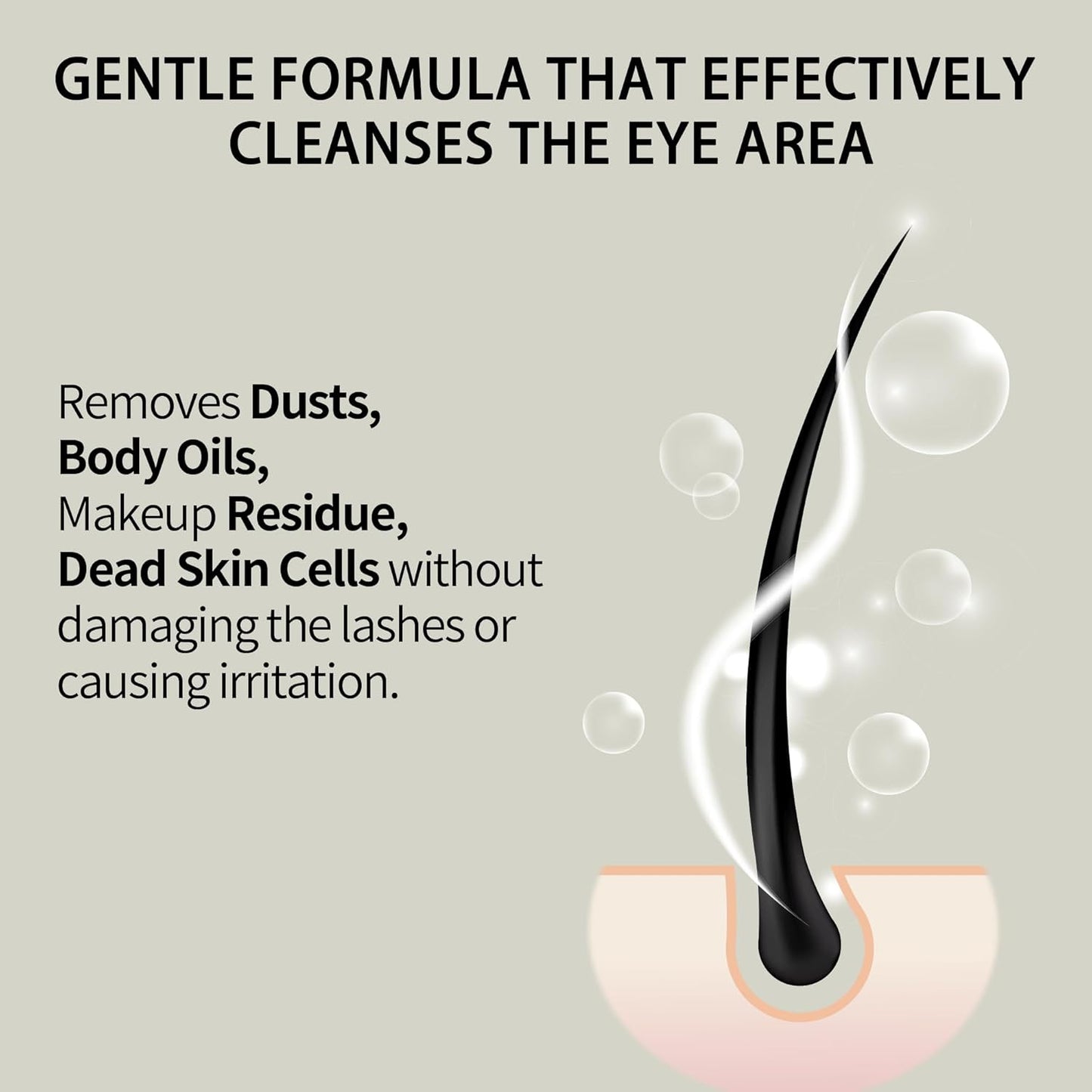 Lash Shampoo Bulk, Eyelash Cleanser for Extensions 2 Liters, Dispenser Pump, Non-irritating or Burning Eyelid Foaming Cleanser for Professional Salon and Home Use (Classic Charm-2L)-Velvo Beauty