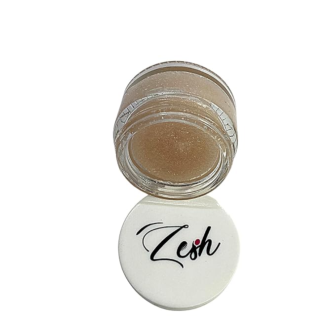 Organic Lip Scrub - Enriched with Organic Coconut Oil, Shea Butter, Avocado Oil, Jojoba Oil, and Vitamin E, Exfoliates and Hydrates Dry or Chapped Lips, Made in Canada, 70g-Velvo Beauty