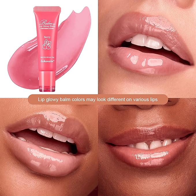 2Pcs Lip Glowy Balm and Lip Sleeping Mask Set, with 4 Flavor Options - Reduce Lip Lines, Enhance Lip Color, Hydrate & Plump Dry Chapped Lips Care (Grape)-Velvo Beauty