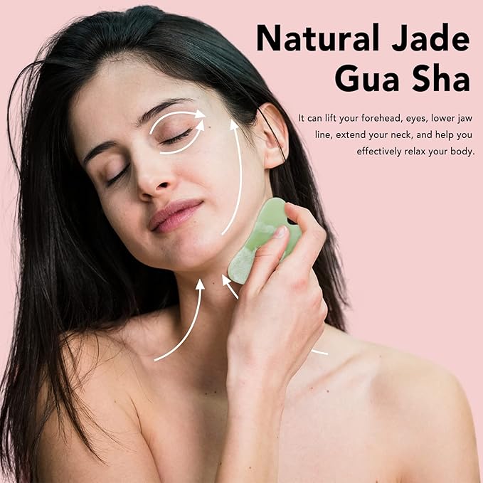 huefull Ice Roller for Face with 2 Rollers and Gua Sha Facial Tools, Face Roller for Self Care, Guasha Tool for Face, Puffiness Relief, Skin Care Gifts for Woman Men, Self Care Gifts-Velvo Beauty