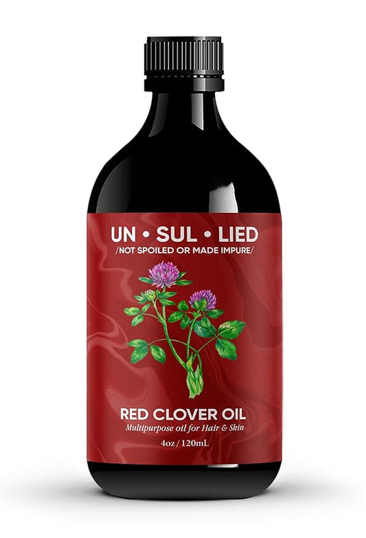 UN·SUL·LIED Red Clover Multipurpose Oil For Hair and Skin, 4 oz-Velvo Beauty