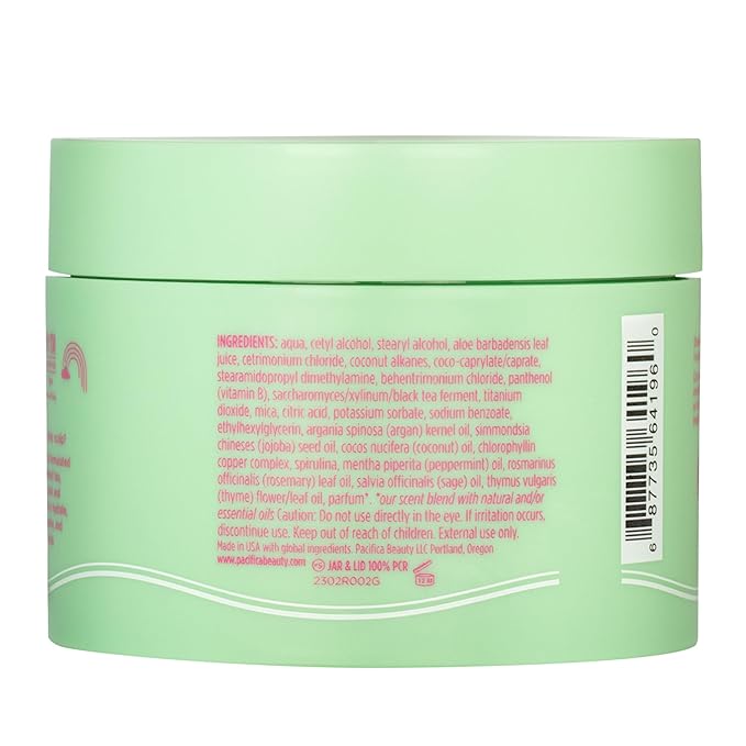 Pacifica Scalp Smoothie Hydrating Scalp Treatment & Leave-On Hair Mask, Cooling Relief for Dry, Flaky, Itchy Scalp & Thinning Hair, Vegan & Cruelty-Free, 6 fl oz-Velvo Beauty