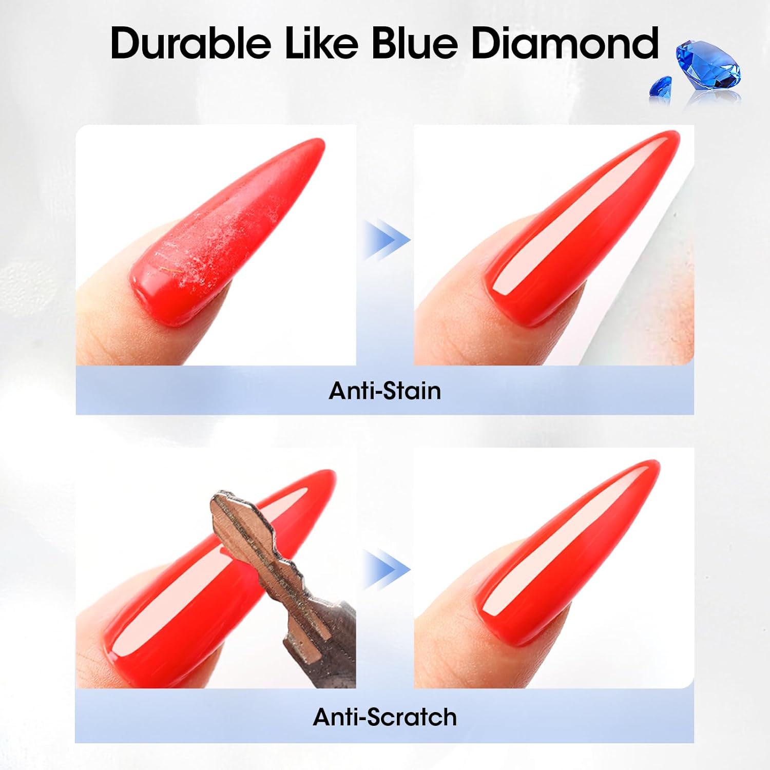 GELLEN 4 in 1 Builder Gel & Top Coat in a Bottle, 20ml Upgraded Formula Nail Gel for Nail Apex, Glossy Top Coat, 3D Nail Arts & Chrome Nails, Home Salon Manicure Gift for Women Girls-Velvo Beauty