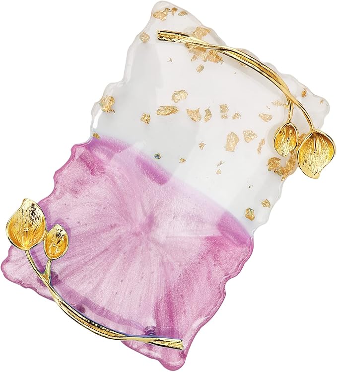 Resin Nail Palette Nail Palette Nail Art Makeup Display Board Manicure Stand Manicure Palette Nail Art Color Manicure Nails DIY Tool (Pink)-Velvo Beauty