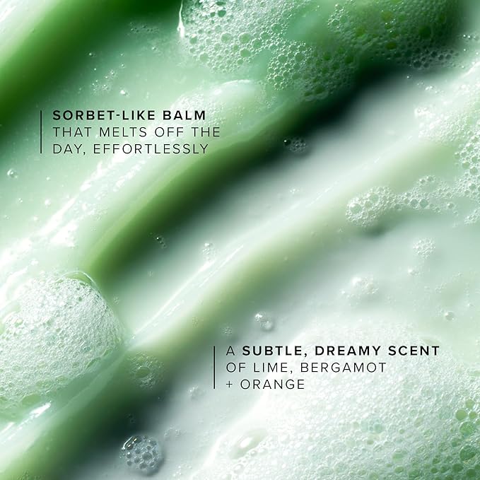 Farmacy Makeup Remover Cleansing Balm - Green Clean Waterproof Makeup Remover + Oil Based Cleanser - Gentle Exfoliating Double Cleanser - Melts From Balm to Milky Lather (12ml)-Velvo Beauty