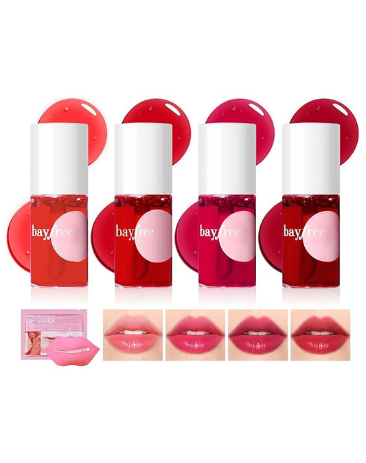 Lip Tint Stain Set, Lip Stain Long Lasting Lightweight Waterproof, Transfer-Proof, Non-sticky, Lip Makeup Matte Finish-Velvo Beauty