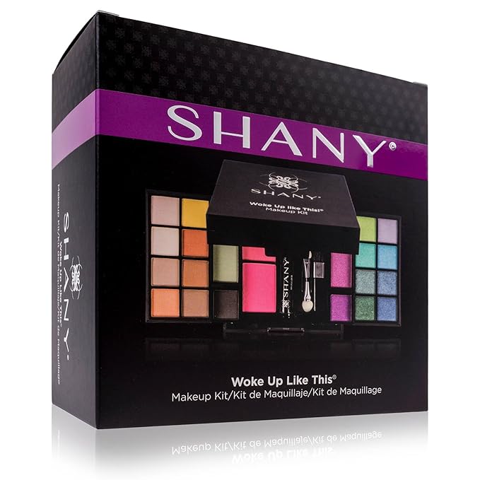 SHANY 'Woke Up Like This' Makeup Kit - Eye Shadows, Blushes, Mascara, and Applicators-Velvo Beauty
