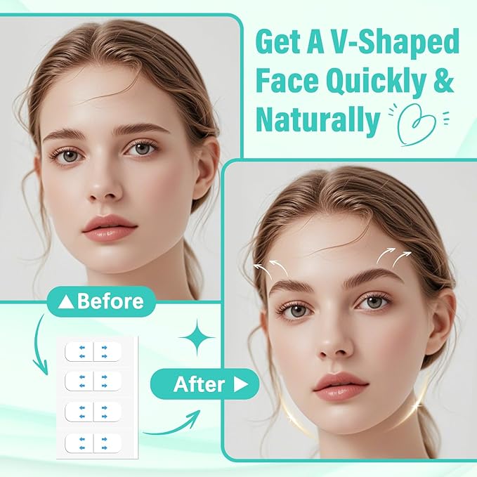 Face Lift Tape Invisible, Facelift Tape for Face, Neck Strips Lift Turkey Neck, Skin Lifting Tapes V Edge Patches for Wrinkle, Jowl, Eye, Double Chin, Loose Sagging Skin (1 Count (Pack of 200))-Velvo Beauty