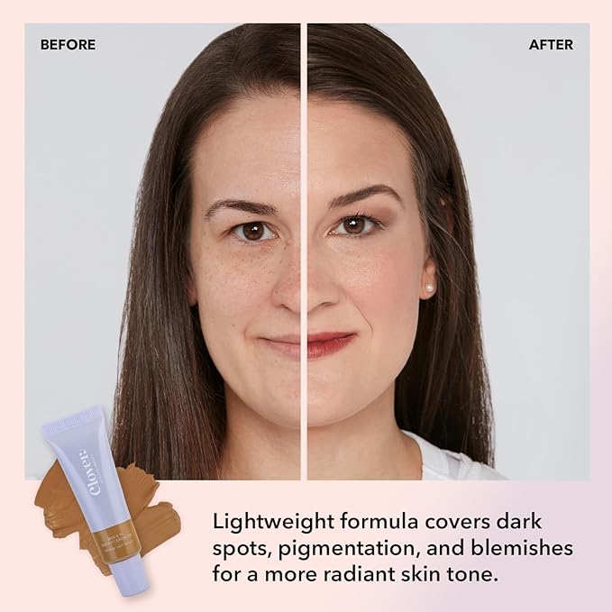 Clover Skin Is In Serum Foundation | Hydrating Face Serum, Lightweight Foundation, Cruelty-Free & Vegan | With Squalane And Sunflower Seed Wax | 30 ml - Shade 10 (Medium-Dark)-Velvo Beauty