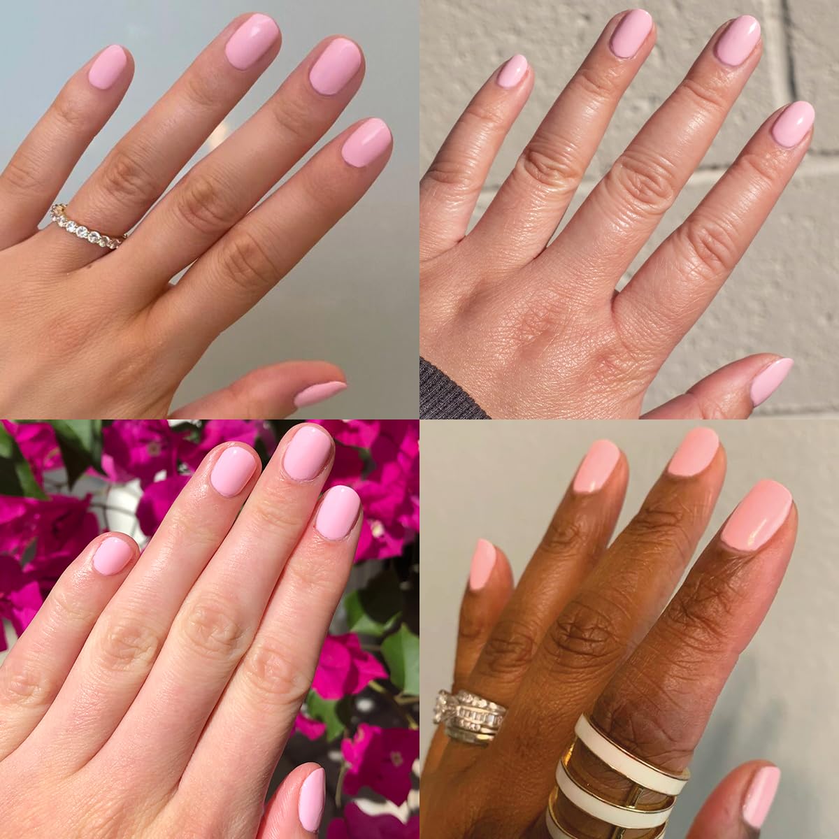 Olive & June Long Lasting Nail Polish | Plump, Gel-Like Finish No Lamp Needed | Lasts up to 10 days | Salon-Quality Color at Home | 15-Free, Vegan & Cruelty-Free Chip-Resistant Shine | SE Bubbly Pink-Velvo Beauty