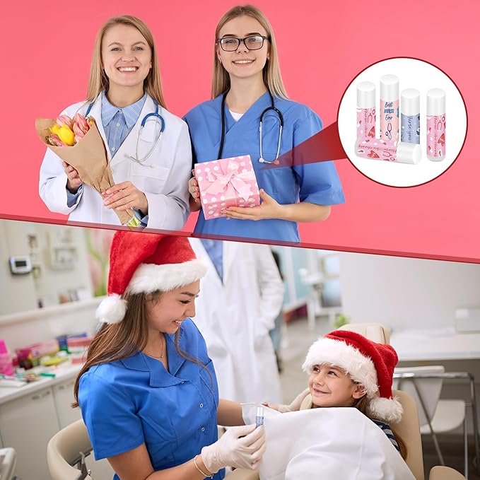 60 Pcs Nurse Appreciation Lip Balms Bulk Inspirational Nursing Moisturizing Lip Balms Gifts for Nurses Certified Nursing Assistants Nurses Day Nurses Week Gifts, Jasmine Flavor-Velvo Beauty