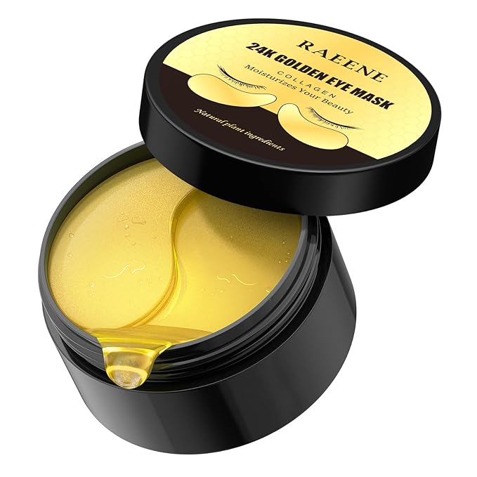 Under Eye Patches (60 Pcs) - 24K Gold Under Eye Mask - Collagen Eye Gel Pads for Removing Dark Circles, Puffiness & Wrinkles Refresh Your Skin-Velvo Beauty