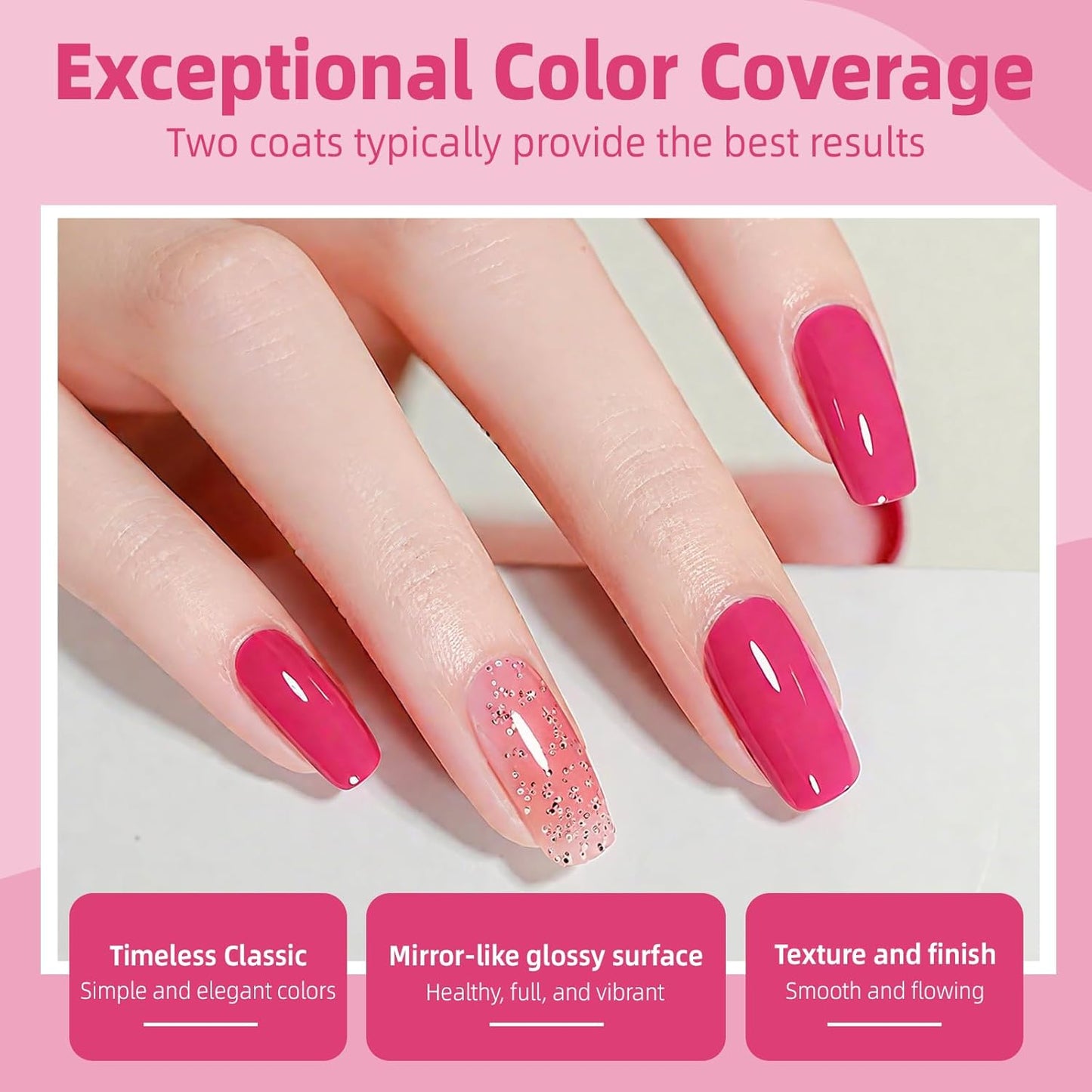 Major Dijit Neon Pink Quick Dry Regular Nail Polish - Nail Art Lacquer, 0.41 Fl Oz-Velvo Beauty