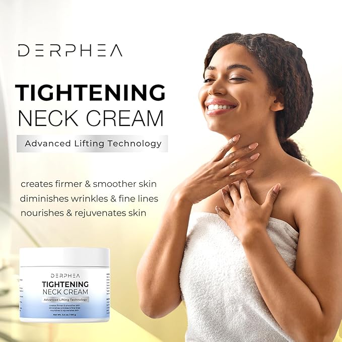Neck Tightening Cream: Tighten and Lift Neck Cream For Tightening and Firming, Fine lines, Loose & Sagging On Face, Decollete & Other Skin Areas - 3.4 Oz-Velvo Beauty