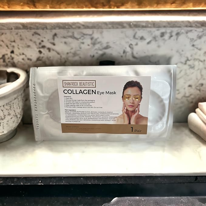 5pc Luxury Collagen Eye Mask/Anti-Wrinkle Hydrating Eye Mask/Anit-Aging Moisturizing Eye Mask-Velvo Beauty