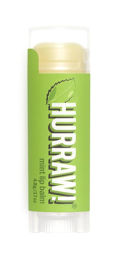 Hurraw! Mint Lip Balm: Organic, Certified Vegan, Cruelty and Gluten Free. Non-GMO, 100% Natural Ingredients. Bee, Shea, Soy and Palm Free. Made in USA-Velvo Beauty