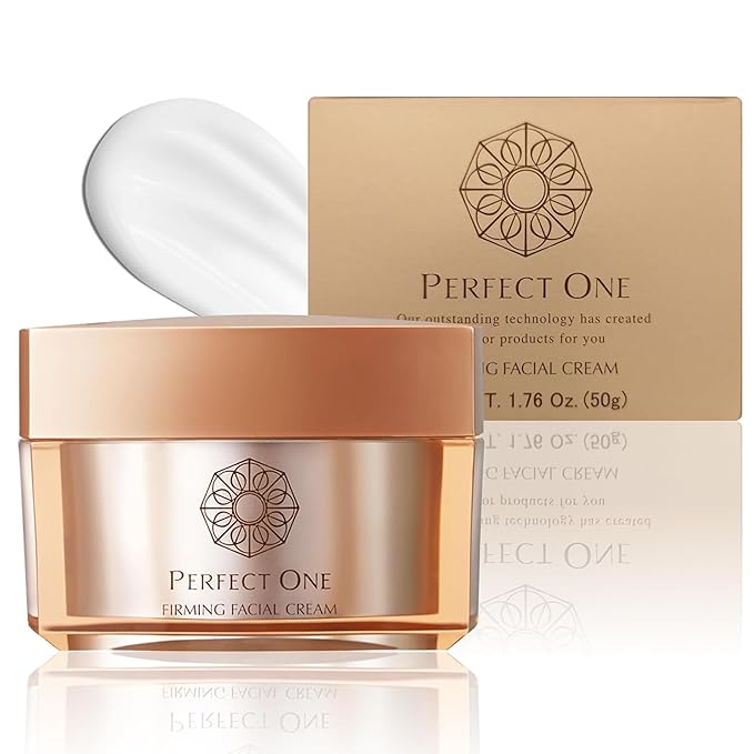 PERFECT ONE Firming Facial Cream - Helps The Skin Appear Firmer & Brighter - All-in-One Ultra Hydrating Serum, Moisturizer, & Eye Cream - With Niacinamide, Collagen, Squalane & Hyaluronic Acid, 50g-Velvo Beauty