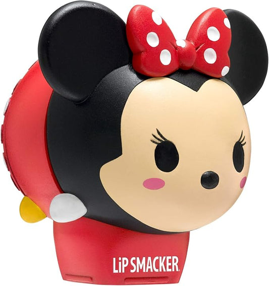 Lip Smacker Disney Minnie Mouse Tsum Tsum Flavored Lip Balm, Minnie Strawberry Lollipop, Clear, For Kids-Velvo Beauty