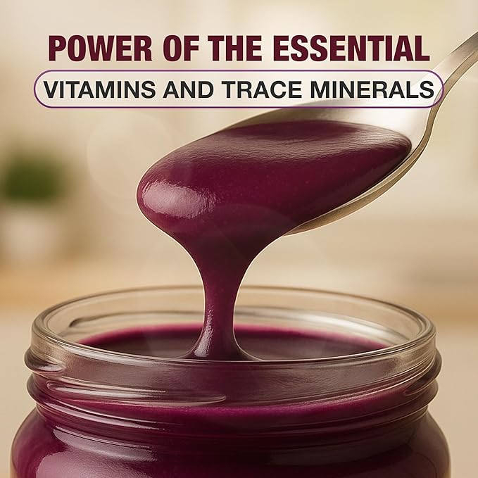 Biolore Sea Moss Gel - Elderberry 16oz, Wildcrafted Irish Seamoss with Essential Vitamins & Trace Minerals, Vegan Superfood Made in USA-Velvo Beauty