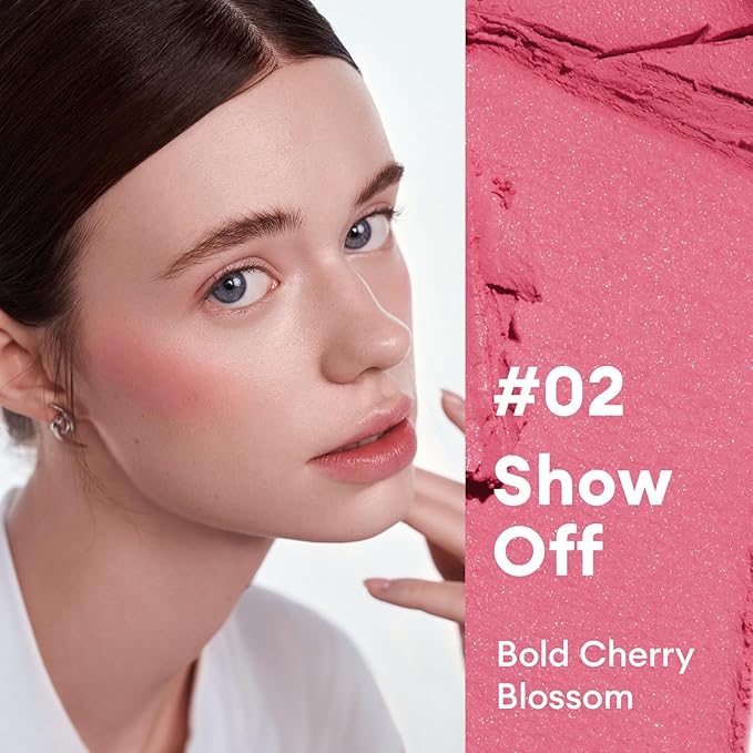 ITY Mood Blush, Blush for Cheeks Makeup,Moisturizing Creamy Blush Dual Funtions, Highly Spreadable, 0.18 oz (5.2g) in Show Off-Velvo Beauty