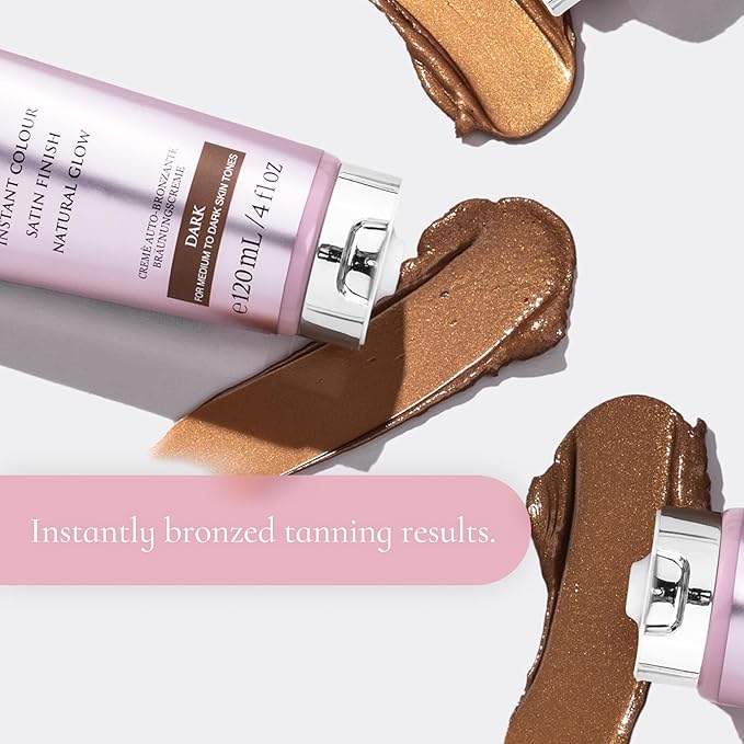 Loving Tan Bronze Shimmer Luminous Cream, Dark - Streak Free, Natural Looking, Instant Sunless Tanner - 6+ Self Tanning Applications per Tube, Cruelty Free - 4 FL Oz-Velvo Beauty