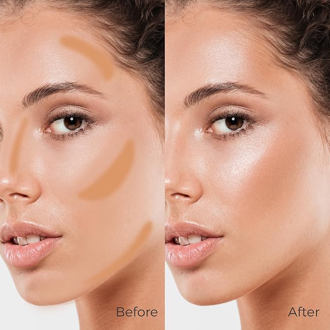 Contour Stick Makeup, Cream Contour Stick for A Naturally Sculpted Look,Long-Wear & Hydrating Formula, Buildable Color for Fair to Fair Light | Vegan & Cruelty-Free | 15g/0.53fl.Oz-Velvo Beauty