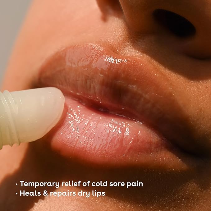 eos Medicated Lip Balm - The Fixer | Lip Care to Repair and Protect Chapped and Dry Lips | Instant Cooling and Pain Relief with Natural Ingredients | 0.35 oz-Velvo Beauty