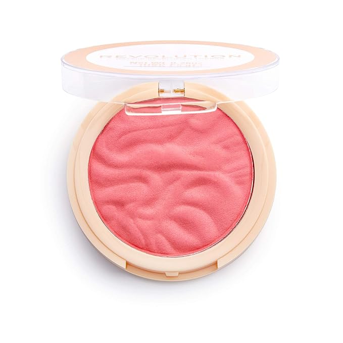 Revolution Beauty, Blusher Reloaded, Pressed Powder Face Blusher, Highly Pigmented & Long Lasting Formula, Pink Lady, 0.26 Oz.-Velvo Beauty