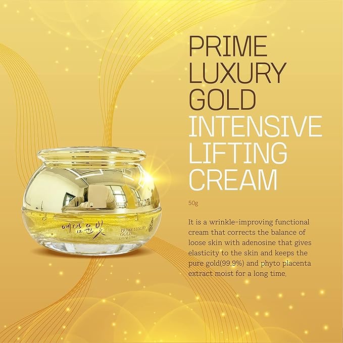 Premium Luxury Gold Women Facial Skin Care Set (4Pcs) Beauty & Personal Care, Nourishing And Moisturizing, Calming Korea Cosmetic for Yedam Yun Bit-Velvo Beauty
