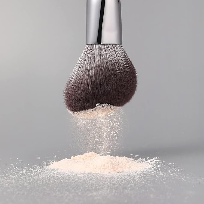 DUcare Powder Brush for Loose Powder - Fluffy Makeup Brushes with Soft Synthetic Bristles for Setting Powder/Blush/Highlighter, Large Face Makeup Brush for Flawless Application-Velvo Beauty