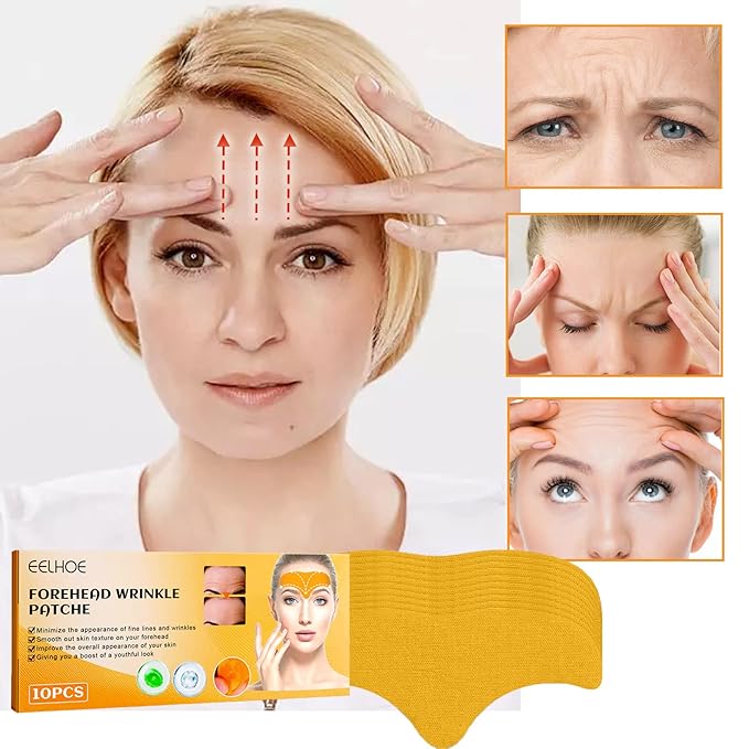 Forehead Wrinkle Patches Anti-wrinkle Pad Forehead Skin Lifting Firming Tightening Care Strips Removing Fine Lines Moisturizing-Velvo Beauty