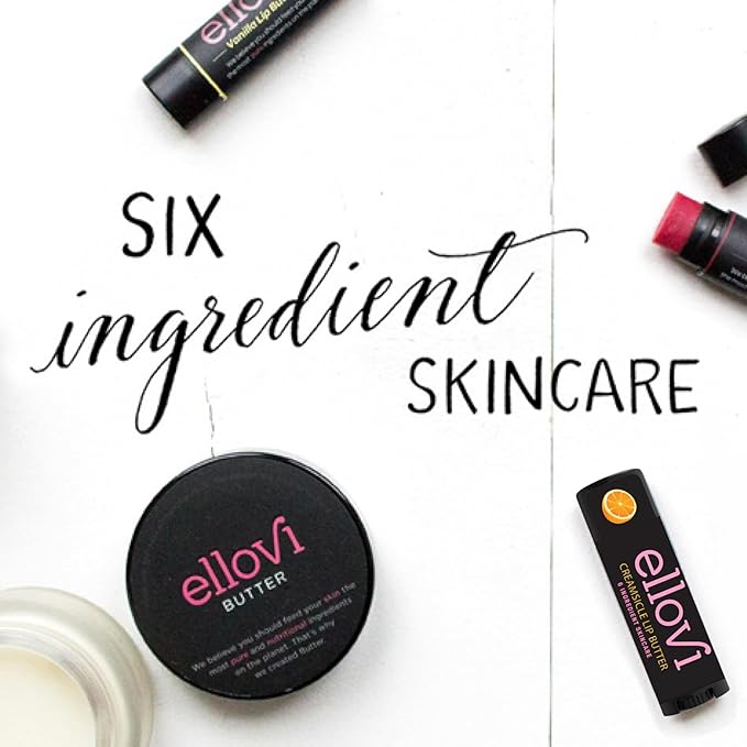 Natural Lip Butter Lip Balm - Creamsicle - Pure Enough to Eat - Made With Just 6 Vegan Ingredients - 100% Natural & Organic Moisturizing Lip Care for All Day Hydration (Single)-Velvo Beauty