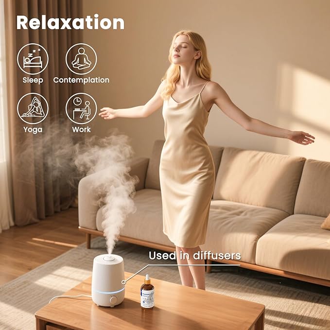 HIQILI 100ML Frankincense Essential Oil, for Massage, 100% Pure and Natural 3.38 Fl Oz-Velvo Beauty