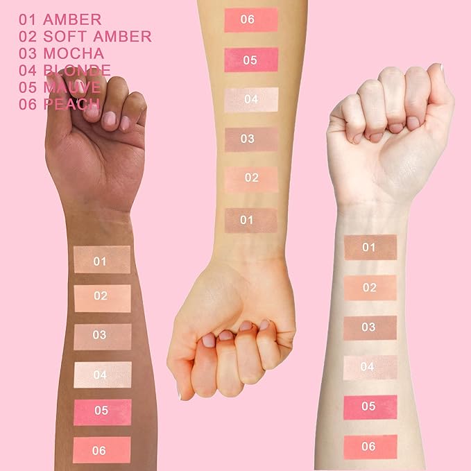 Dual-Ended Cream Blush Stick,Cream Blush Makeup Stick,Buildable Blush Stick for Cheeks Long Wearing,Easy Application,Lightweight Multi Stick,Plum & Peach-Velvo Beauty