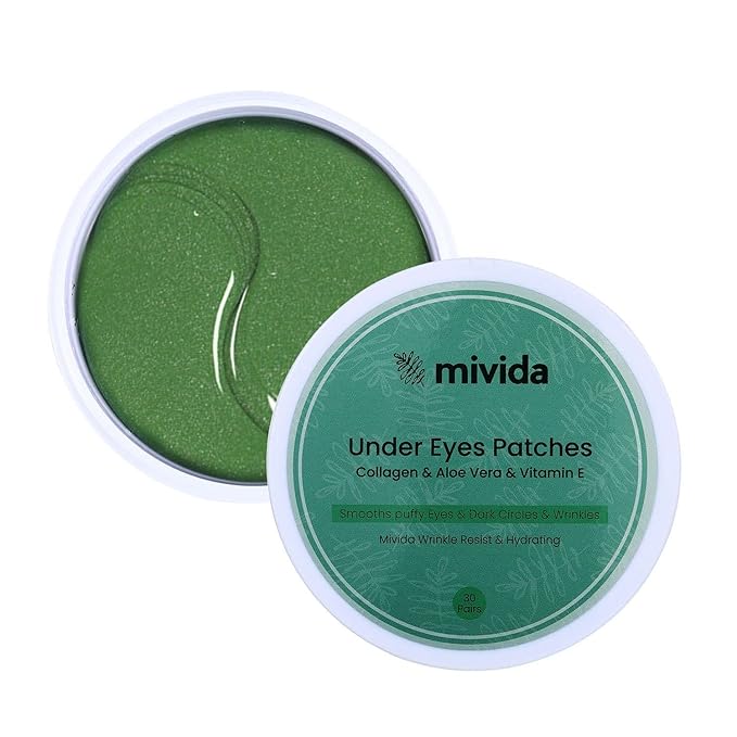 Collagen Under Eyes Patches With Aloe Vera (60 PCS) | For Puffy Eyes and Dark Circle - Anti-Aging Eye Masks for Face to Soothe Puffiness | Anti Wrinkle under eye mask-Velvo Beauty