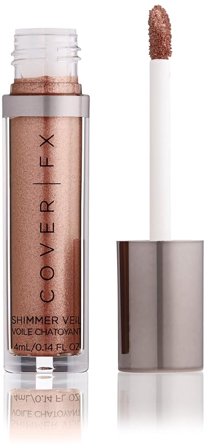 COVER FX Shimmer Veil - Bronze - Weightless Cream Shimmer - Crease-Proof - Transfer-Proof Formula - Multidimensional Shine - Eyes, Cheeks and Lips-Velvo Beauty
