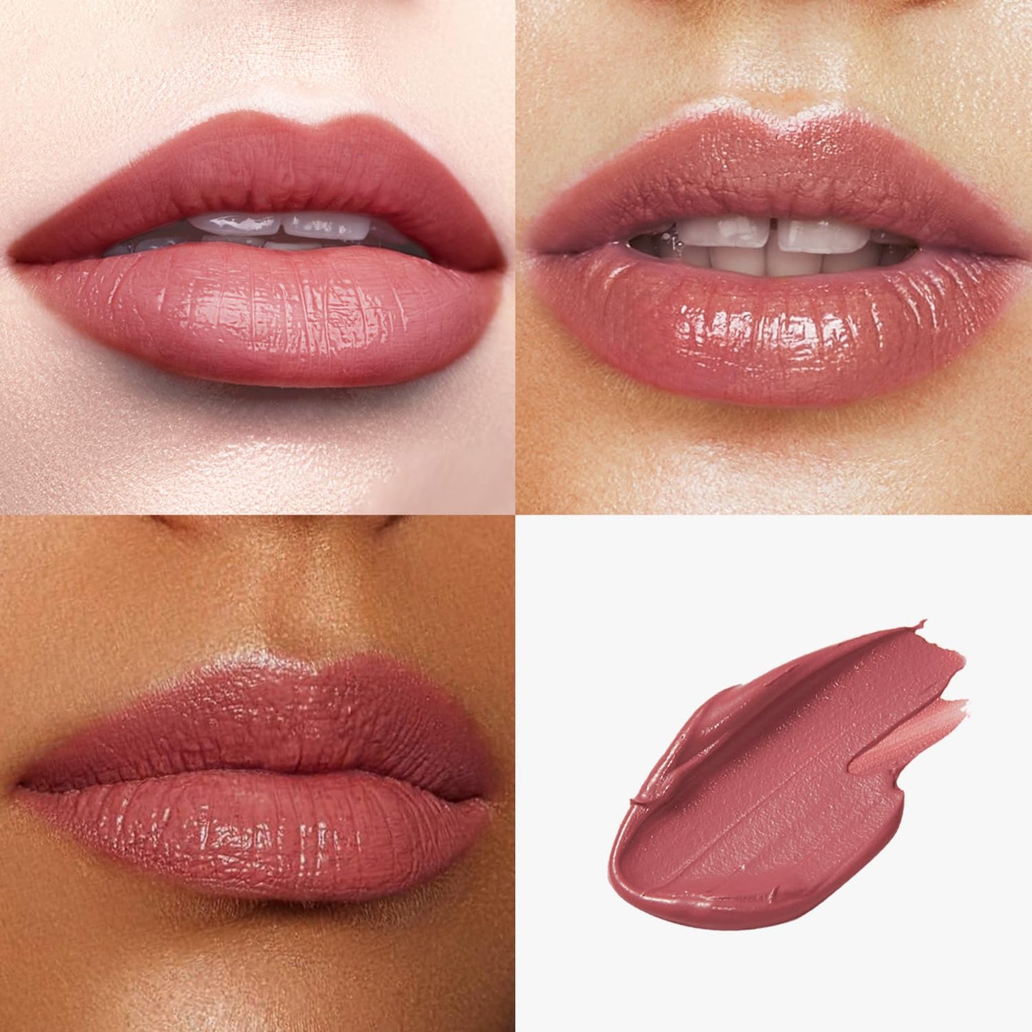 Catkin Moist Lipstick Hydrating High Impact Color Infused with Vitamin E and Avocado Oil Smooth Soft Texture Long Lasting Rose Glow Finish 136-Velvo Beauty