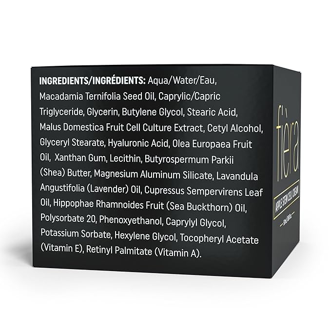 FIÈRA 24-Hour Rejuvenating Face Cream with Apple Stem Cells - Anti-Aging Moisturizer for Mature Skin, Day & Night Hydration, Improves Skin Tone, Texture, and Elasticity - 1.69 FL. OZ. / 50 ML-Velvo Beauty