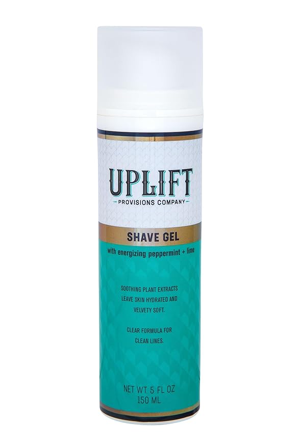 Uplift’s Luxury Shave Set for All: Pamper Yourself with Our Sulfate-Free Hair & Body Wash and Plant-Infused Shave Gel, Complete with a Handmade Wooden Razor for the Perfect Shave-Velvo Beauty