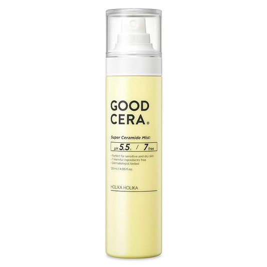 HOLIKA HOLIKA Good Cera Super Ceramide Mist | Face Mist Hydrating Spray w/Fermented Ceramides (4.05 fl oz)-Velvo Beauty