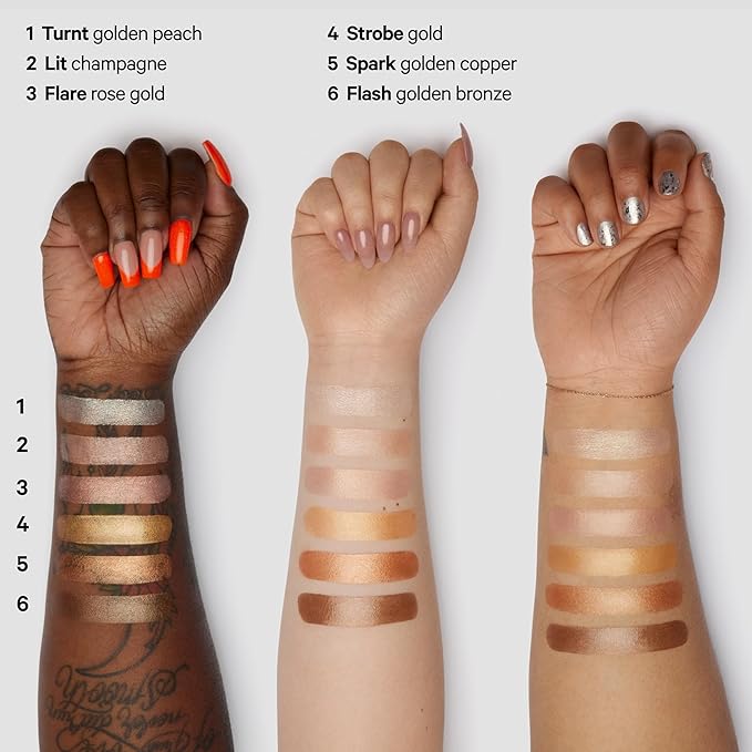 Milk Makeup Highlighter, Lit (Champagne) - 0.21 oz - Dewy Cream Highlighter Stick - Blendable & Buildable - 1,000 Swipes in Every Stick - All Skin Types - Vegan, Talc Free & Cruelty Free-Velvo Beauty