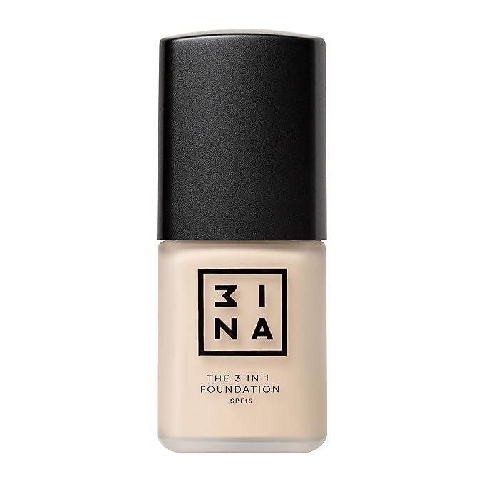 3INA The 3-In-1 Foundation 211 - Vegan Formula - Combination Of Primer, Concealer And Foundation - Medium Coverage - Natural Finish - Perfect For Covering Lines And Blemishes - Long Lasting - 1.01 Oz-Velvo Beauty