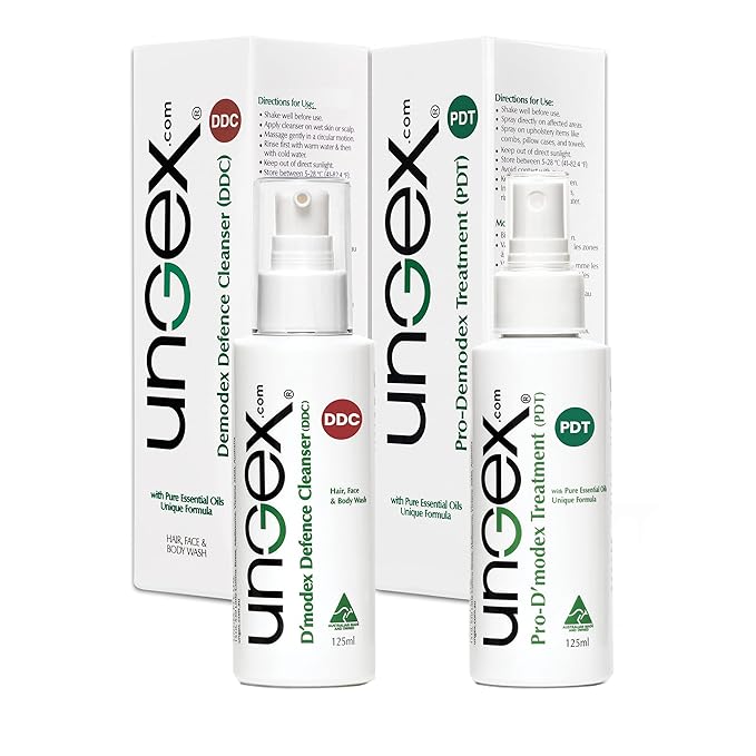 Basic Kit-i | Demodex Solution For Acne Rosacea, Itchiness, Redness | Ungex-Velvo Beauty