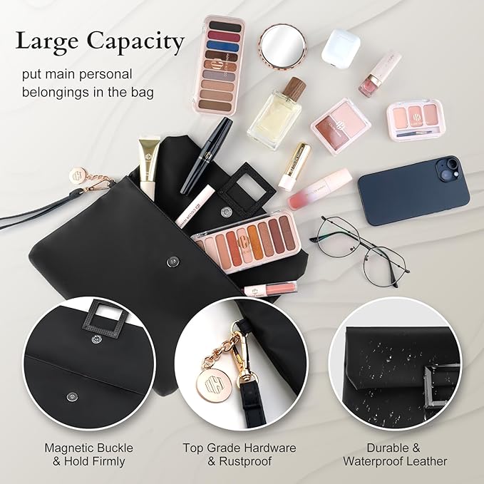 Color Nymph All In One Makeup Kit For Teens And Girls With Waterproof Handbag Makeup Kit Included 9 Colors Matte And Pearl Eyeshadow Palette Liquid Blush, Double Ended Lipgloss Concealer Brush Mascara-Velvo Beauty